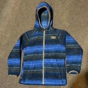 LL Bean Zippered Fleece Hoodie